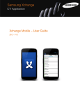 Xchange Mobile – User Guide - Nycomm Holding Page