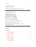 GAMESS-UK USER'S GUIDE and REFERENCE MANUAL Version
