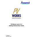 PV-Works (vet) 4.1.3 Getting Started User Guide