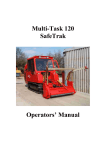 Multi-Task 120 SafeTrak Operators' Manual