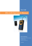 UVe-LUX Operators Manual