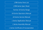 Yanmar LN Series Range LN Series Service Manual