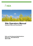 Site Operators Manual - UK-Air