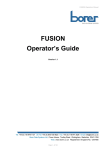 FUSION Operators Manual