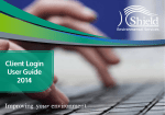 Client Login User Guide 2014 - Shield Environmental Services