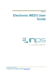 Electronic MED3 User Guide User Guide