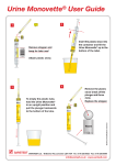 Urine Monovette® User Guide