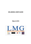 DELINKING USER GUIDE March 2010