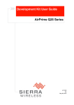 User Guide for AirPrime Q26 Series Development Kit