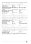 P200 Owners Manual - tech spec