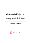 MGC Polycom-Microsoft User's Guide