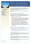 WebExTM Recorder and Player User's Guide for