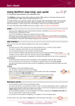 SW23 Using SkillPort elearning: user guide