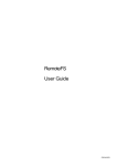 RemoteFS User Guide