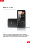 X3 User Guide - Sound Fidelity