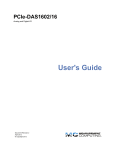 PCIe-DAS1602/16 User's Guide