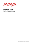 Index 10 2010 User's Guide