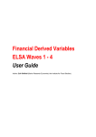 Financial Derived Variables ELSA Waves 1