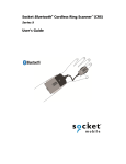 Socket Mobile Cordless Ring Scanner User's Guide