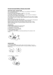 Uniross Universal Battery Charger User Guide