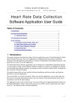 Heart Rate Data Collection Software Application User Guide