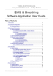 EMG & Breathing Software Application User Guide