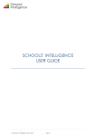 Schools' Intelligence Application User Guide