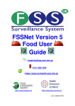 FSSNet Version 5 Food User Guide