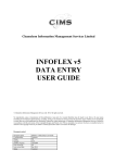 InfoFlex Data Entry User Guide