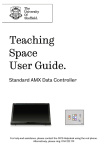 Teaching Space User Guide.