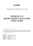 InfoFlex Query Design Manager User Guide