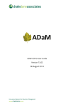 ADaM 2013 User Guide - Drake Lane Associates