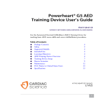 Powerheart® G5 AED Training Device User's Guide