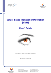 Values-based Indicator of Motivation (VbIM) User's Guide
