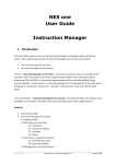 NES one User Guide Instruction Manager