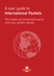 A user guide to International Packets