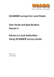 SCANNER surveys for Local Roads User Guide and