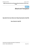 Sp-ICE - NHSBT Hospitals and Science