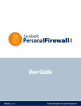 Sunbelt Personal Firewall User Guide