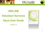 RBC-EM Volunteer Services Opus User Guide