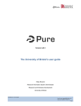 Pure Manual - University of Bristol