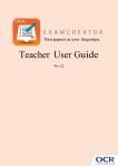 Teacher User Guide v2.2 17 March 2015