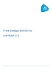 iTrent Employee Self Service User Guide v1.0