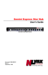 Gemini Express Star Hub User's Guide