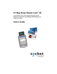 Socket CF Mag Stripe Reader Card User's Guide
