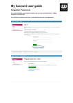 My account user guide