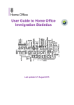 User Guide to Home Office Immigration Statistics