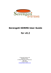 Serengeti EDRMS User Guide for v6.2