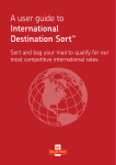 A user guide to International Destination SortTM