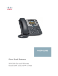 Cisco Small Business IP Phone SPA525G/SPA 525G2 User Guide